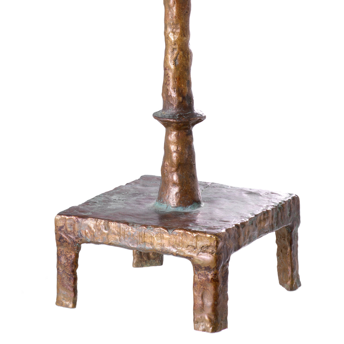 Antique Brass Candle Holder Santoro | Cabothousefurniture.com