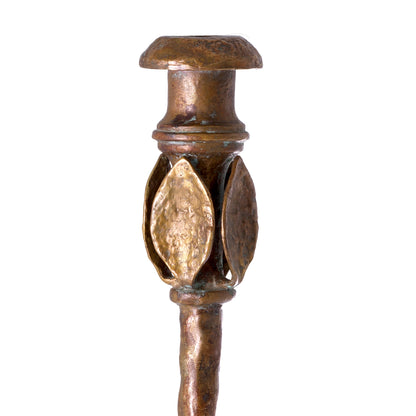 Antique Brass Candle Holder Santoro | Cabothousefurniture.com