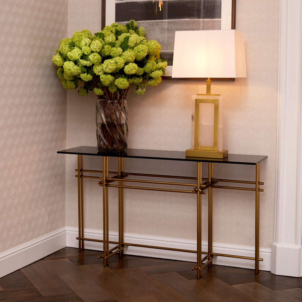 Smoked Glass Console Table | Cabothousefurniture.com