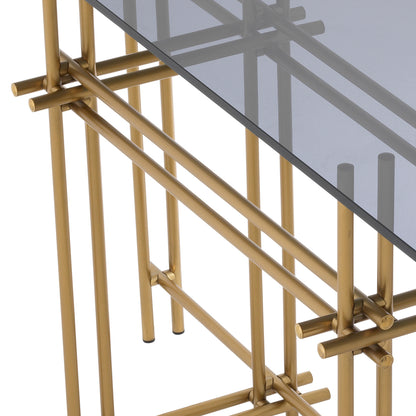 Smoked Glass Console Table | Cabothousefurniture.com