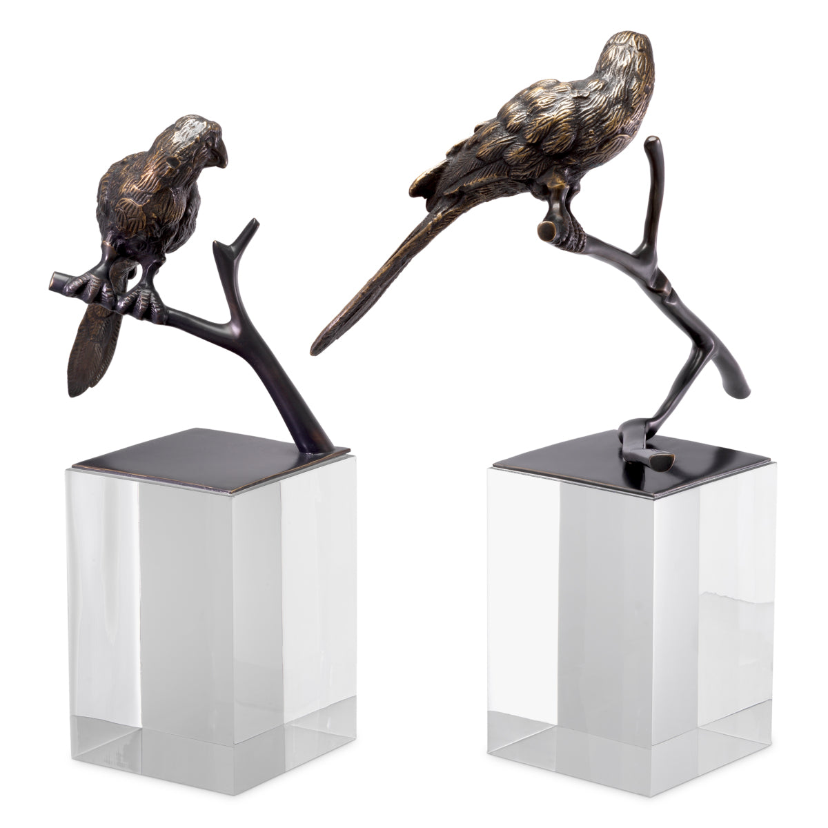 Bird Figurines (2) Morgana | Cabothousefurniture.com