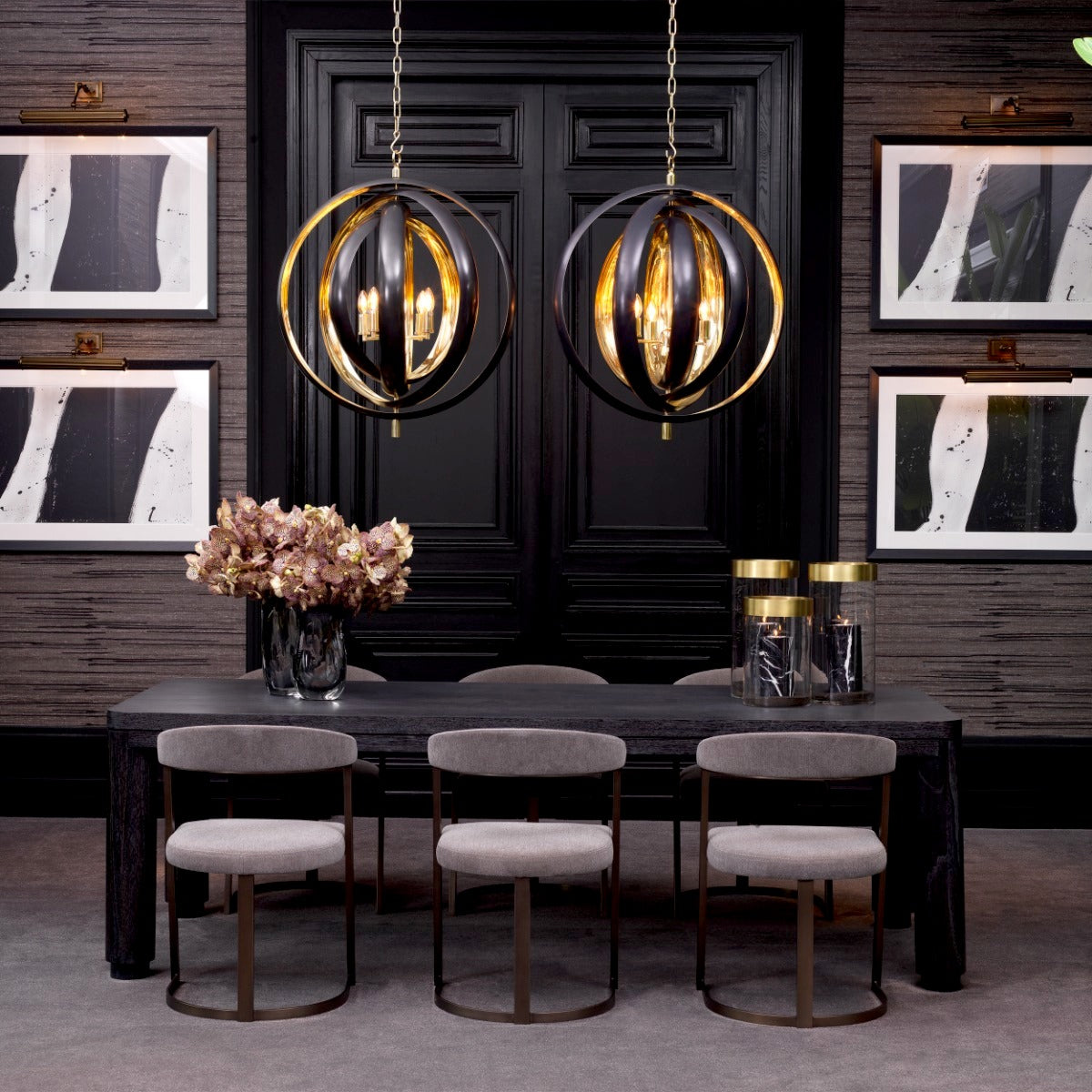 Gray Oak Dining Table Atelier