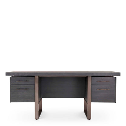 Charcoal Oak Desk Canova | Cabothousefurniture.com