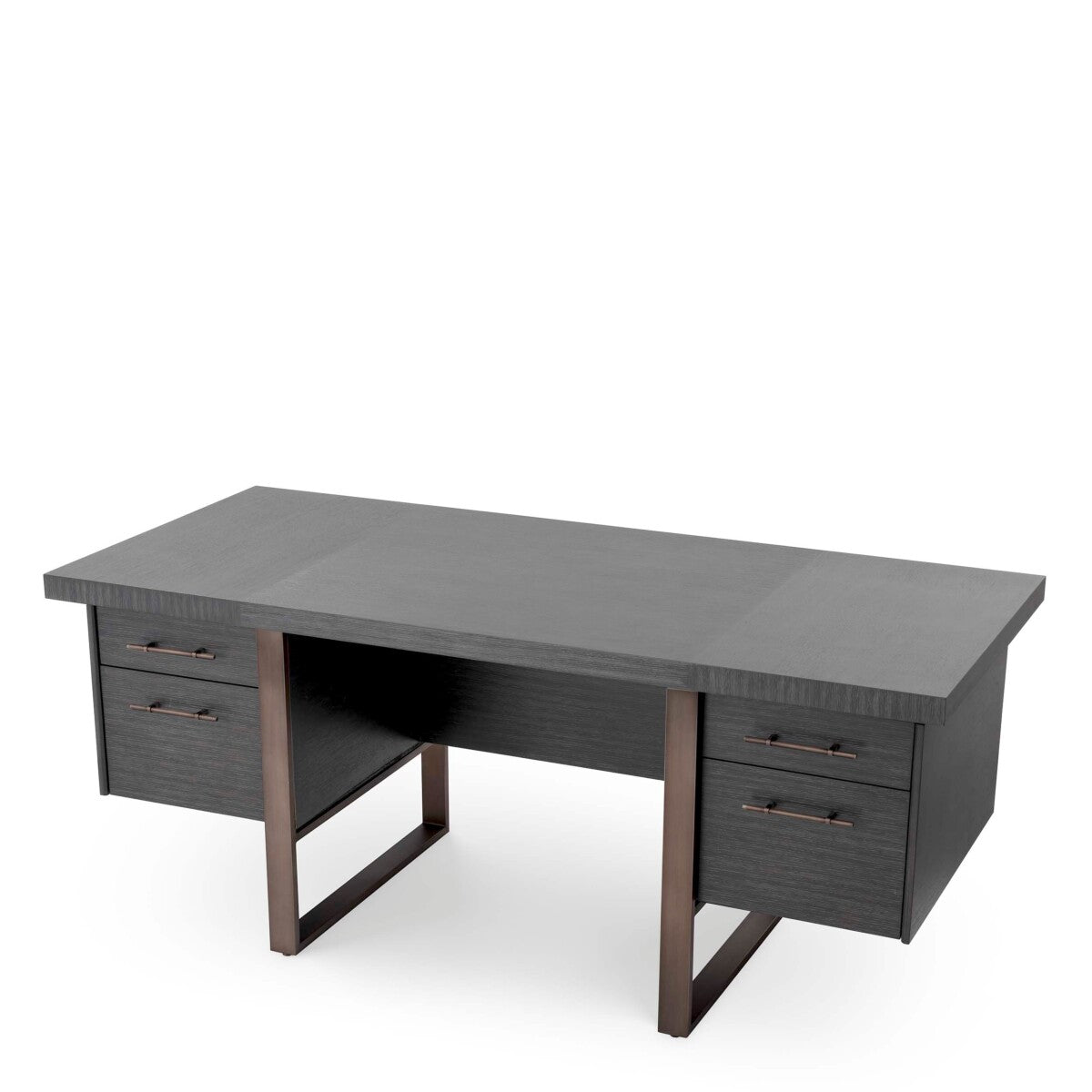 Charcoal Oak Desk Canova | Cabothousefurniture.com