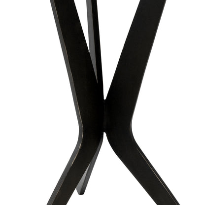 Bronze Round Side Table Malone | Cabothousefurniture.com