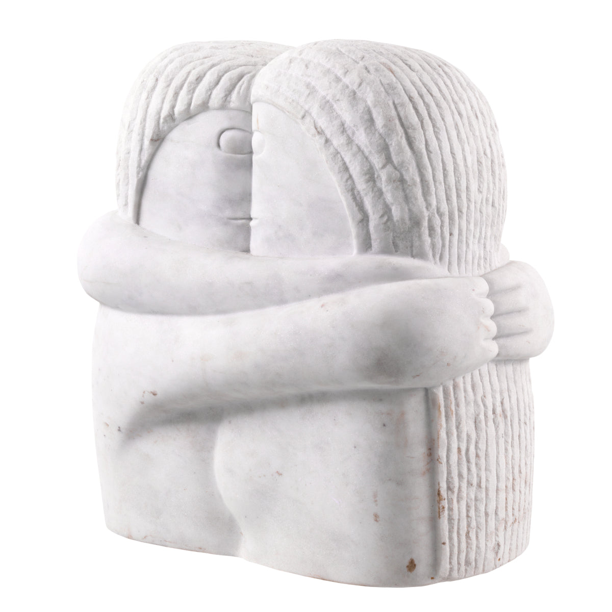 White Marble Object Love Couple | Cabothousefurniture.com