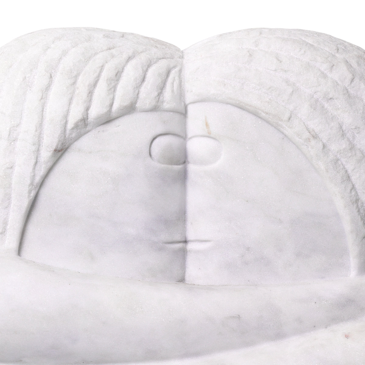 White Marble Object Love Couple | Cabothousefurniture.com
