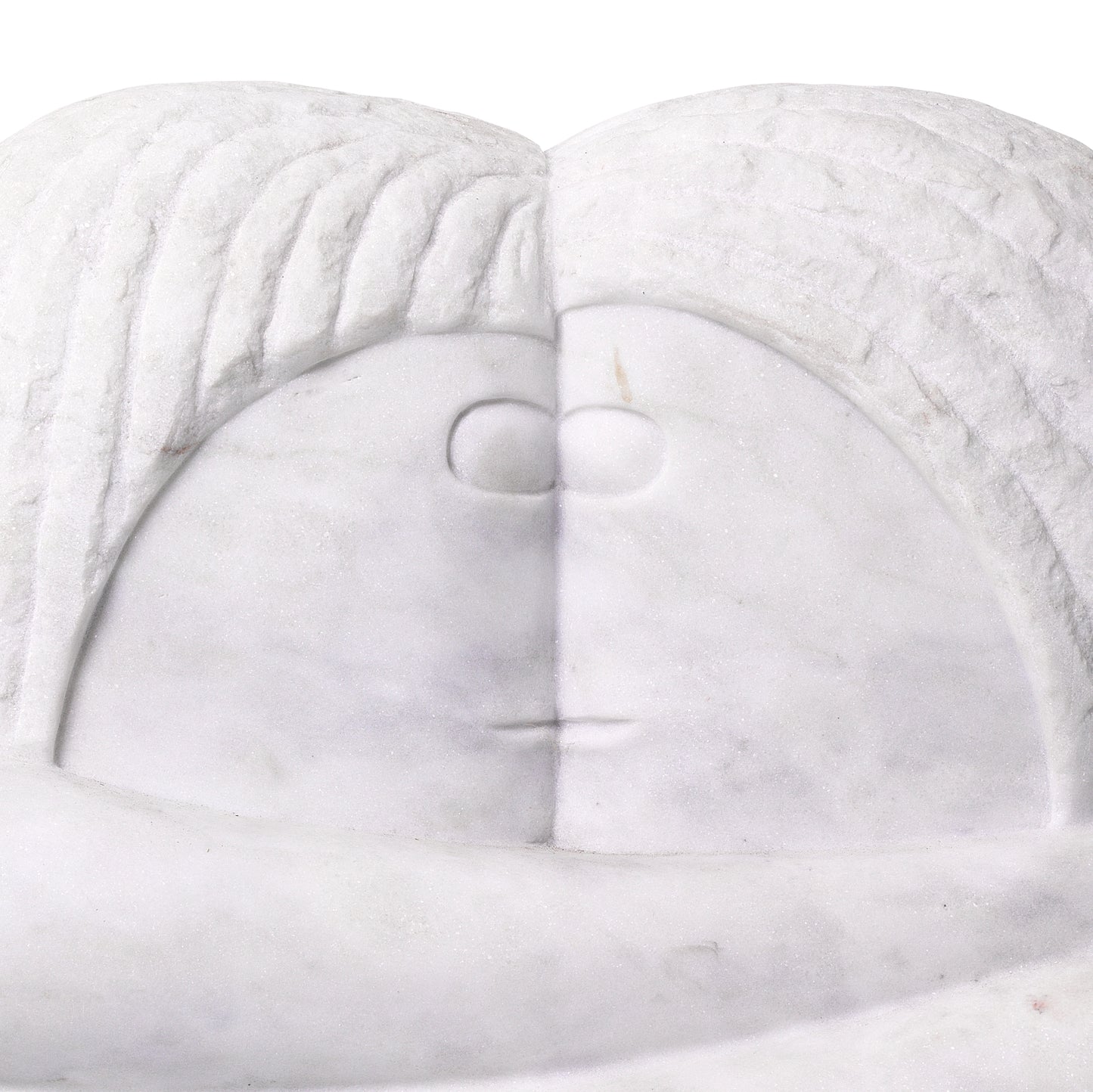 White Marble Object Love Couple | Cabothousefurniture.com