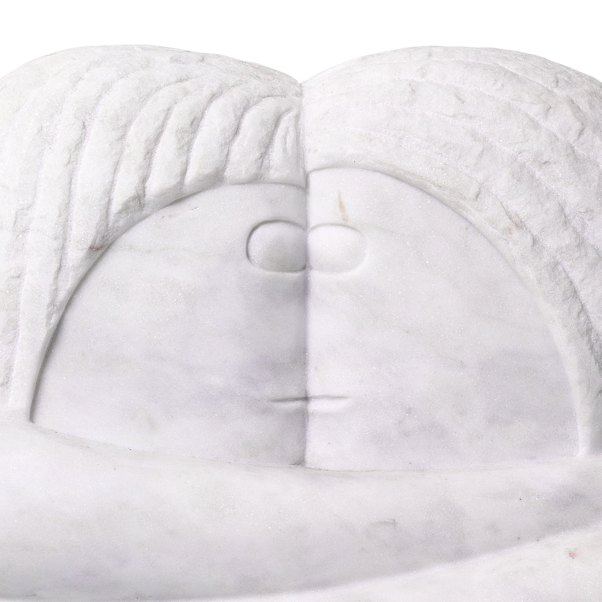 White Marble Object Love Couple | Cabothousefurniture.com