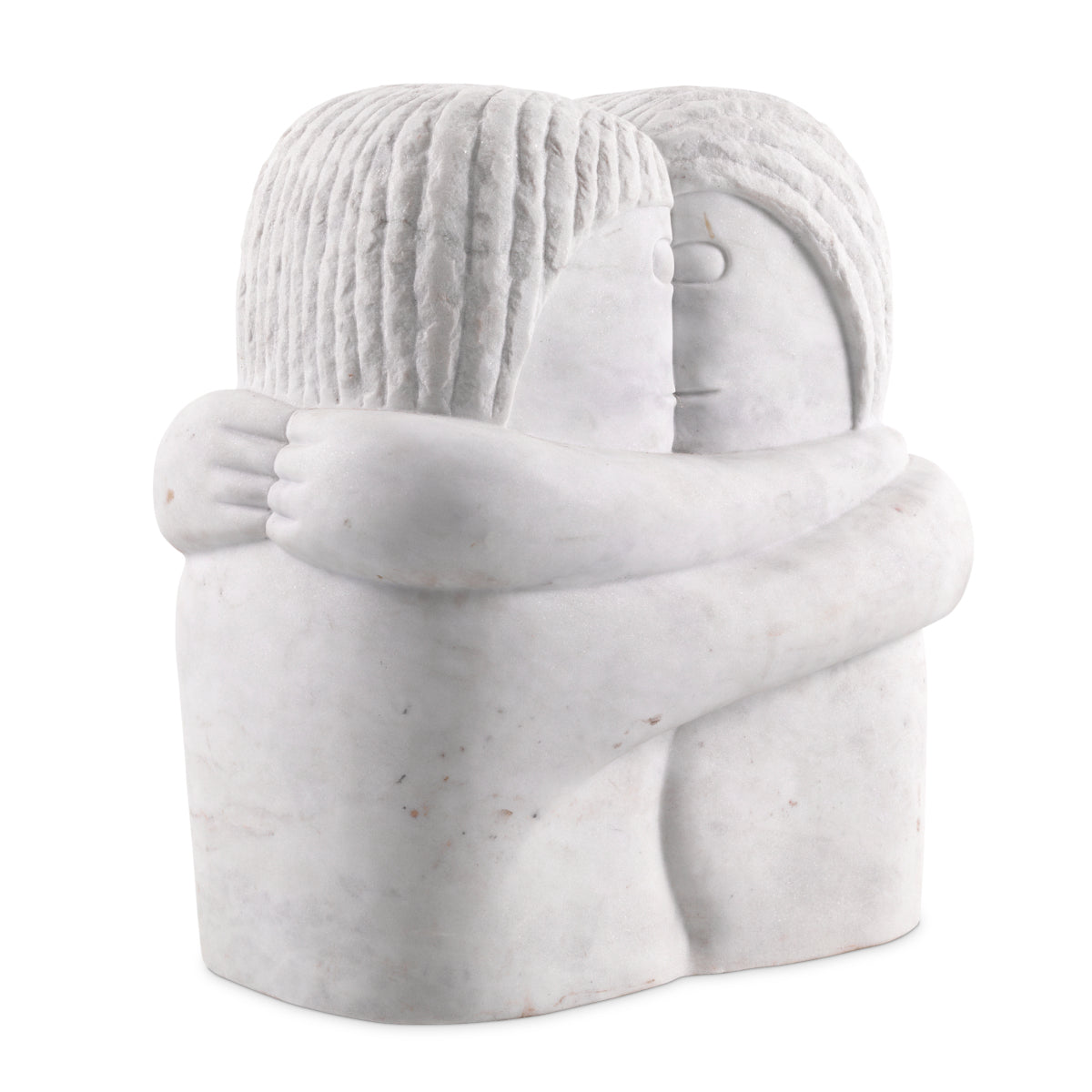 White Marble Object Love Couple | Cabothousefurniture.com