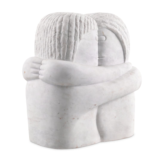White Marble Object Love Couple | Cabothousefurniture.com