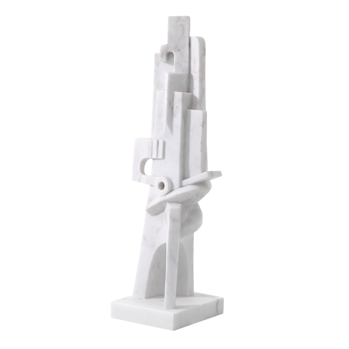 White Marble Statue Atticus | Cabothousefurniture.com