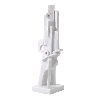 White Marble Statue Atticus | Cabothousefurniture.com