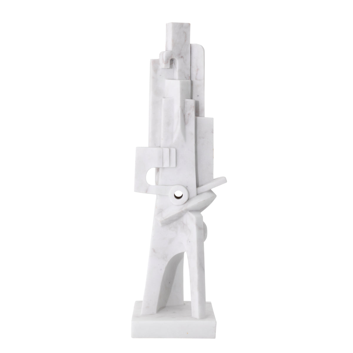 White Marble Statue Atticus | Cabothousefurniture.com