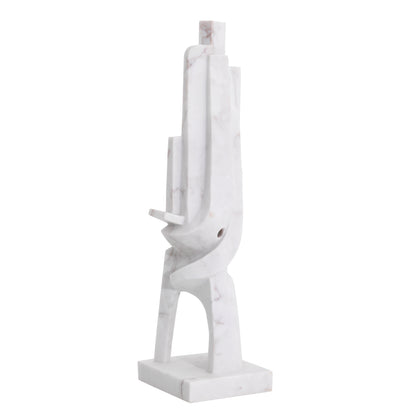 White Marble Statue Atticus | Cabothousefurniture.com