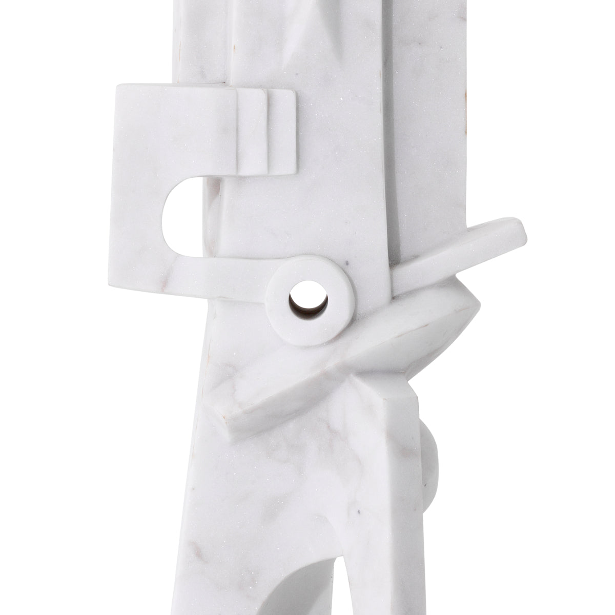 White Marble Statue Atticus | Cabothousefurniture.com