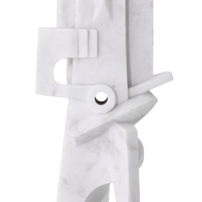White Marble Statue Atticus | Cabothousefurniture.com