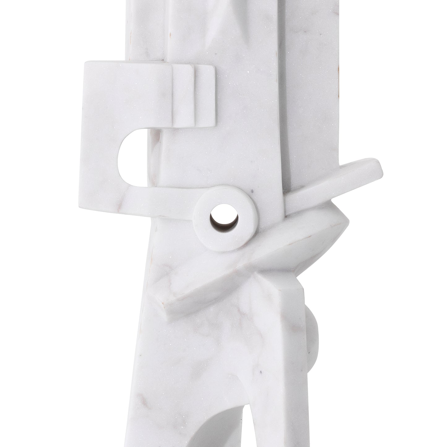 White Marble Statue Atticus | Cabothousefurniture.com