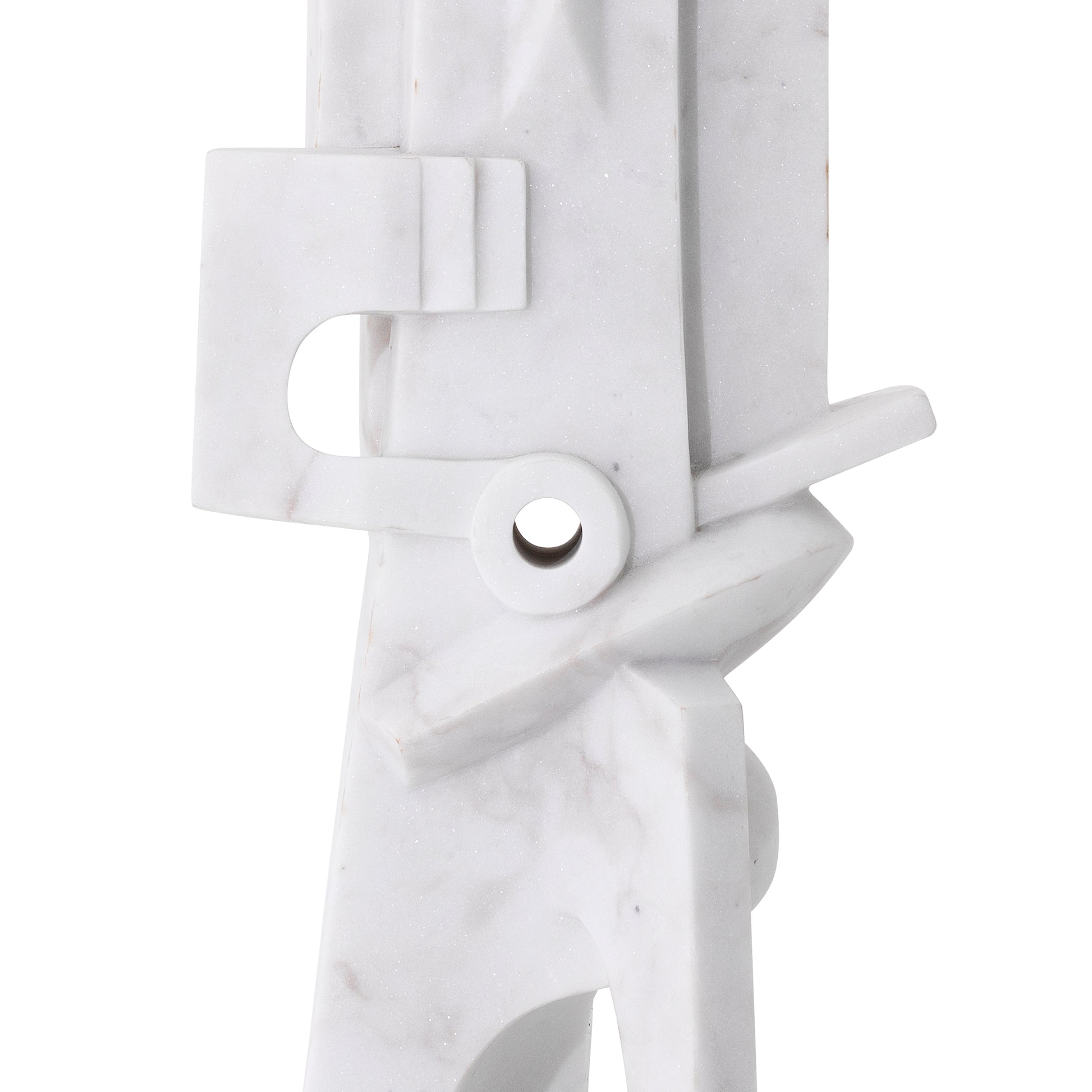 White Marble Statue Atticus | Cabothousefurniture.com