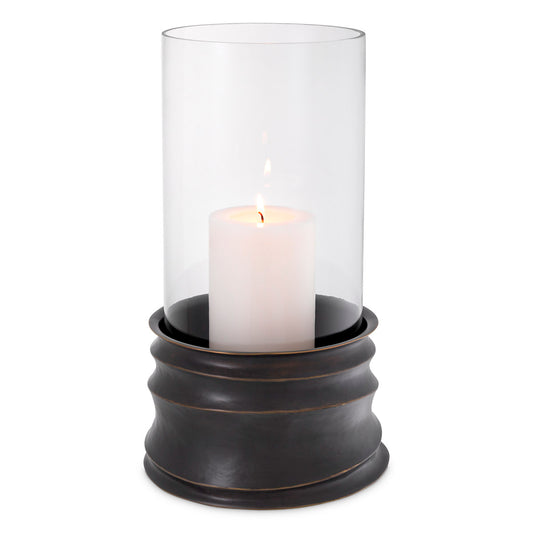 Clear Glass Hurricane Gilardon | Cabothousefurniture.com