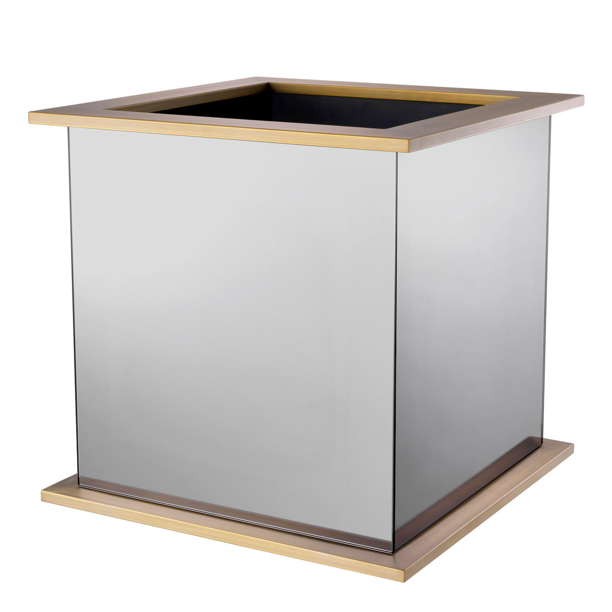 Brass Square Planter Moorea | Cabothousefurniture.com