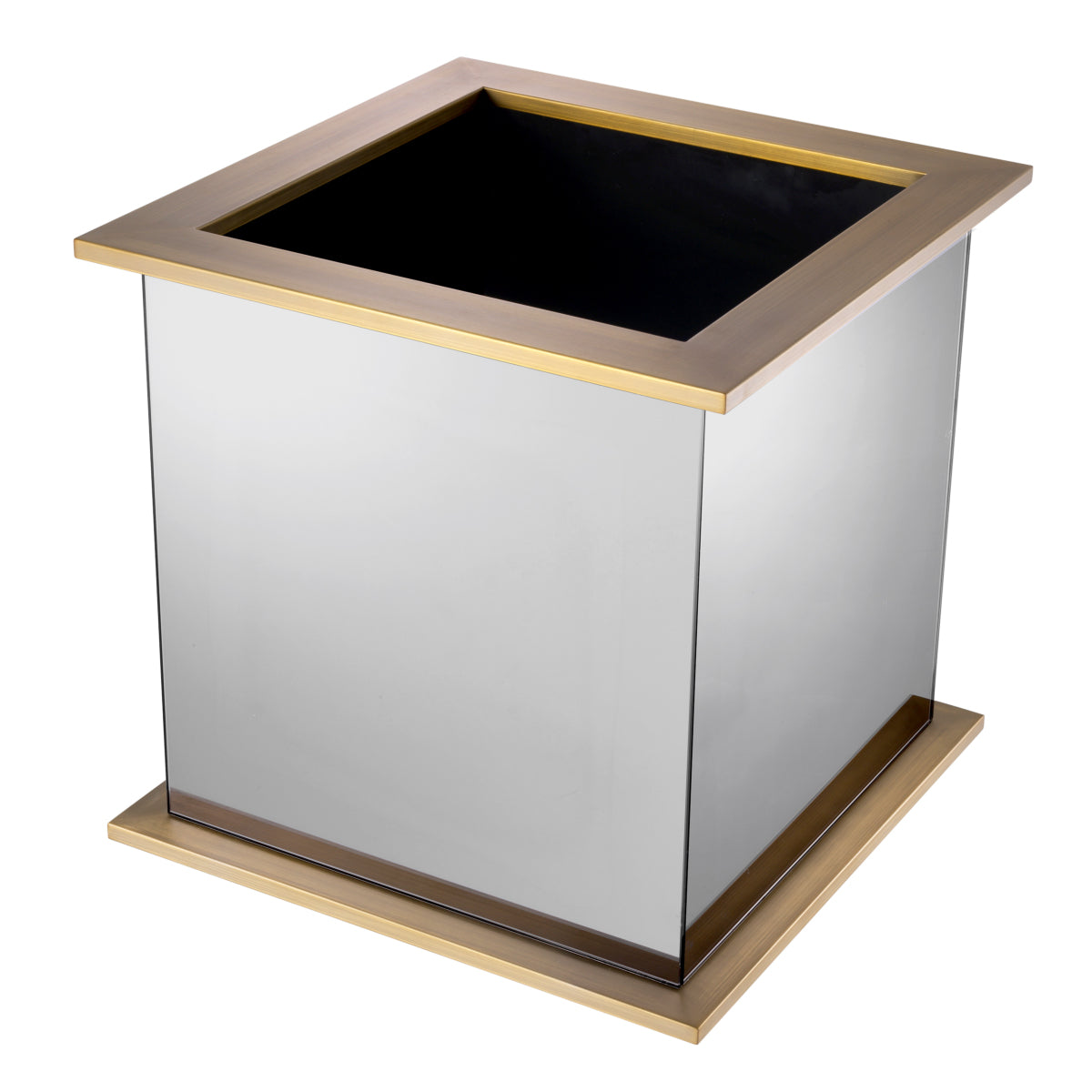Brass Square Planter Moorea | Cabothousefurniture.com