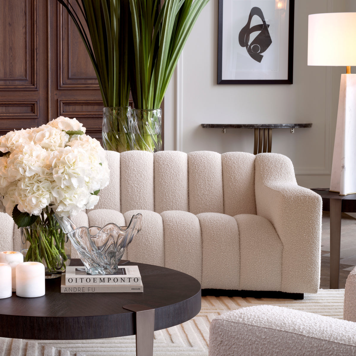 Brass Marble Console Table Renaissance | Cabothousefurniture.com