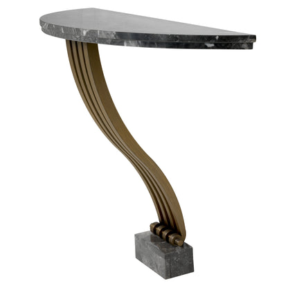 Brass Marble Console Table Renaissance | Cabothousefurniture.com