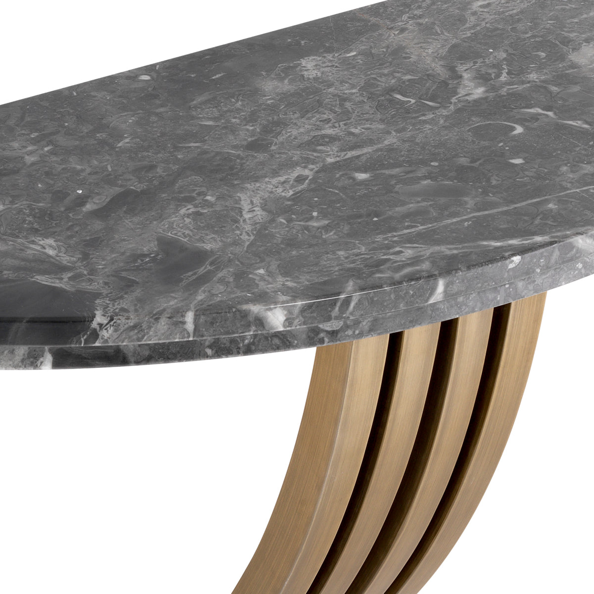 Brass Marble Console Table Renaissance | Cabothousefurniture.com