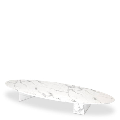 Marble Oval Coffee Table Aurore