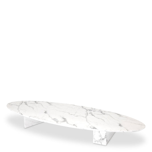 Marble Oval Coffee Table Aurore