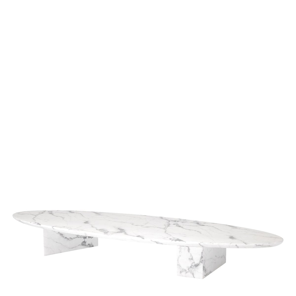 Marble Oval Coffee Table Aurore