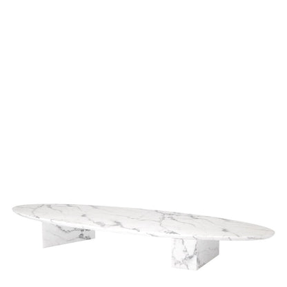 Marble Oval Coffee Table Aurore