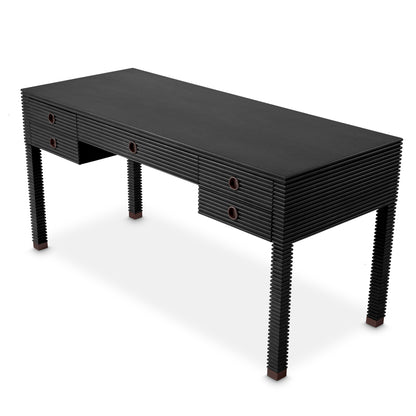 Charcoal Oak Desk Dimitrios | Cabothousefurniture.com
