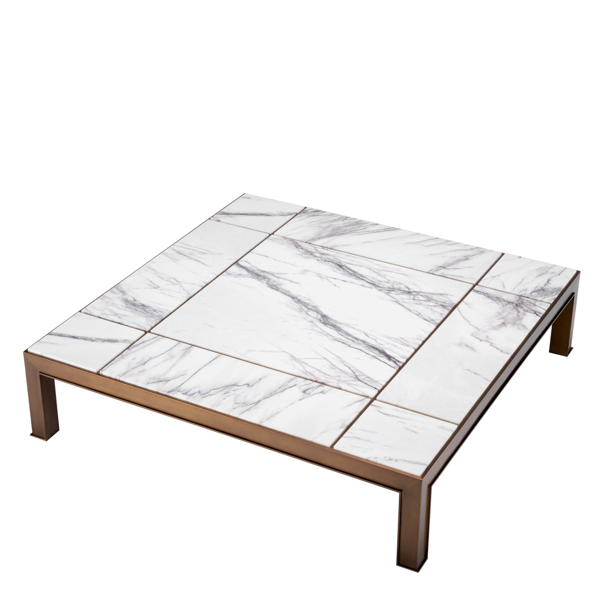 White Marble Coffee Table Tardieu | Cabothousefurniture.com