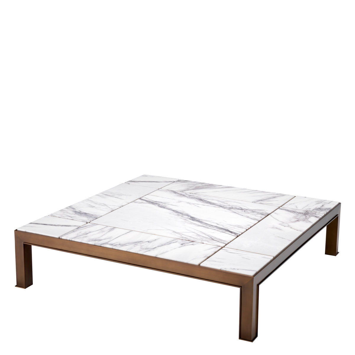 White Marble Coffee Table Tardieu | Cabothousefurniture.com