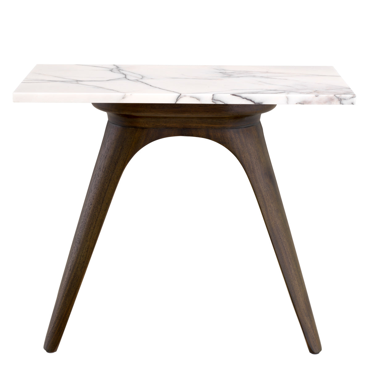 White Marble Side Table Borre | Cabothousefurniture.com