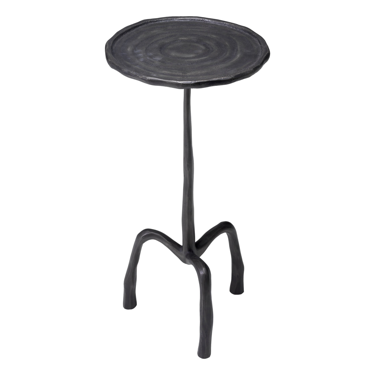 Round Bronze Side Table Kubu