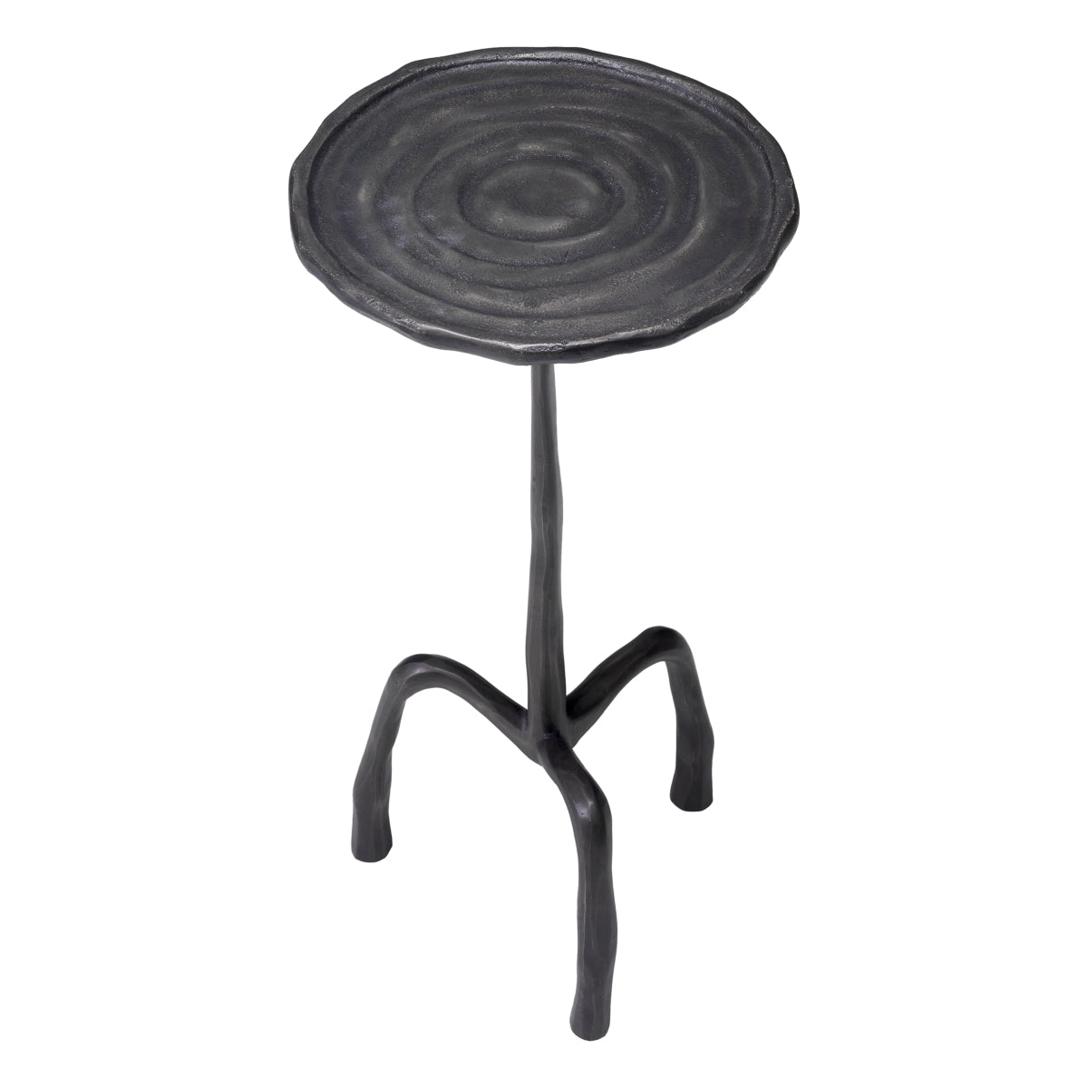 Round Bronze Side Table Kubu