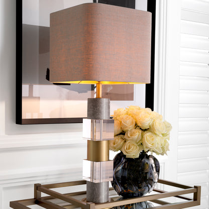 Gray Handblown Glass Vase Sianluca