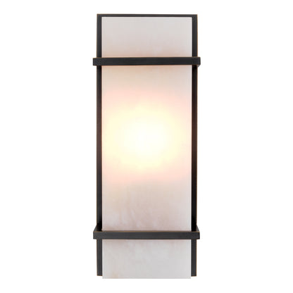 Alabaster Bronze Wall Lamp Spike | Cabothousefurniture.com