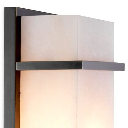 Alabaster Bronze Wall Lamp Spike | Cabothousefurniture.com