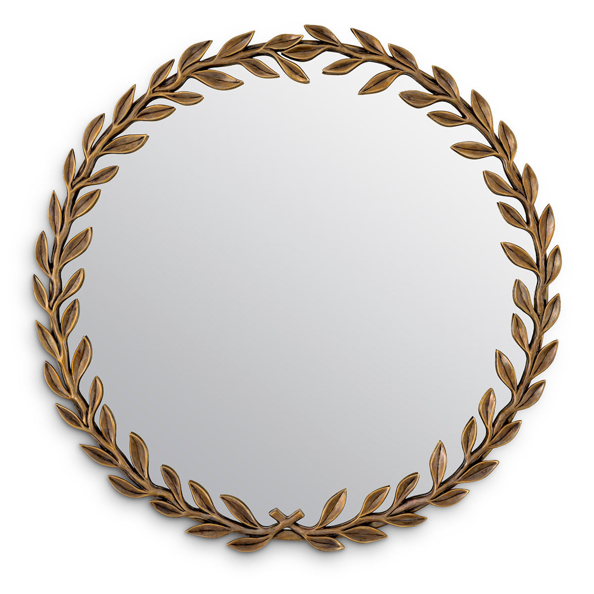 Vintage Brass Mirror Duras | Cabothousefurniture.com