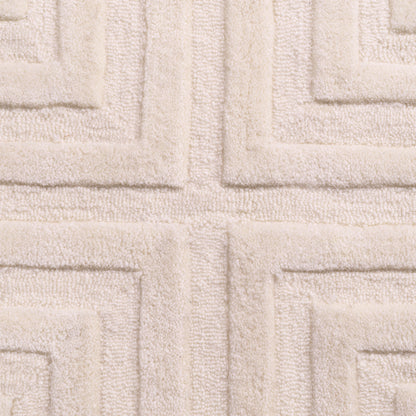 Off-White Wool Carpet 6'5" x 10' Breck | Cabothousefurniture.com