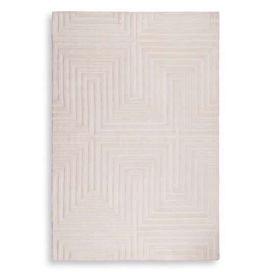 Off-White Wool Carpet 10' x 13' Breck | Cabothousefurniture.com