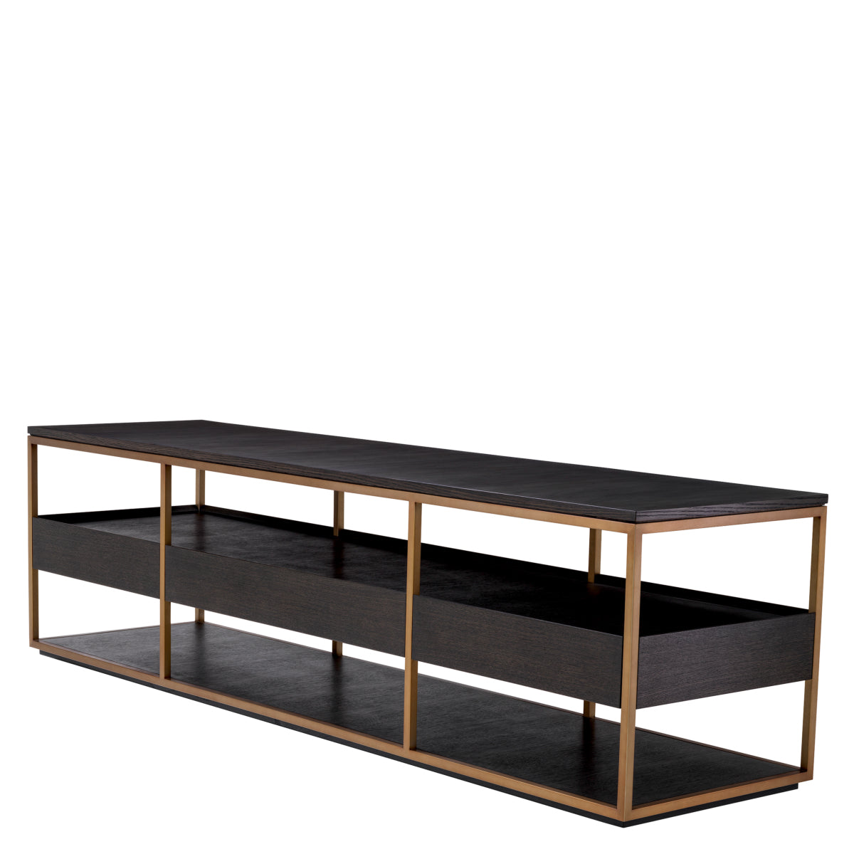 Oak Veneer TV Cabinet L Parker | Cabothousefurniture.com