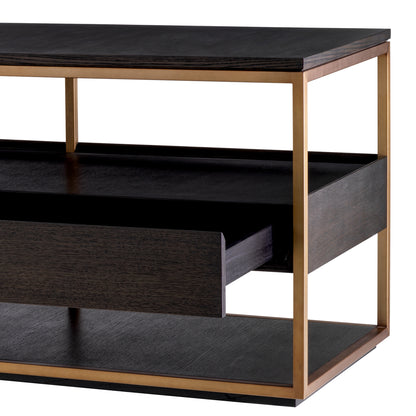 Oak Veneer TV Cabinet L Parker | Cabothousefurniture.com