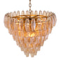Amber Glass Chandelier S Benini | Cabothousefurniture.com