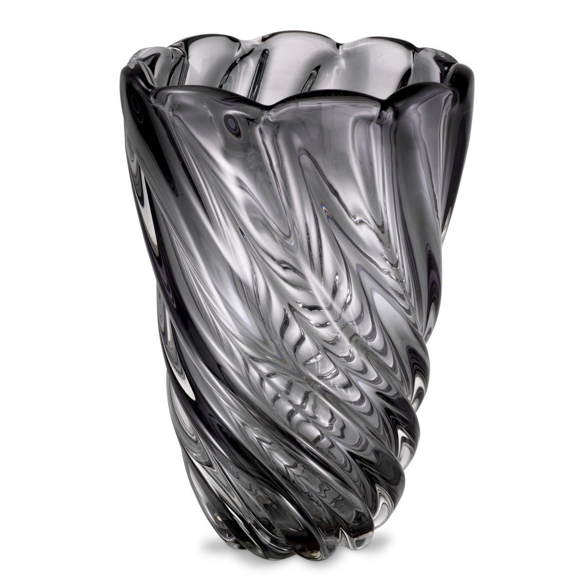 Swirling Glass Vase L Contessa | Cabothousefurniture.com