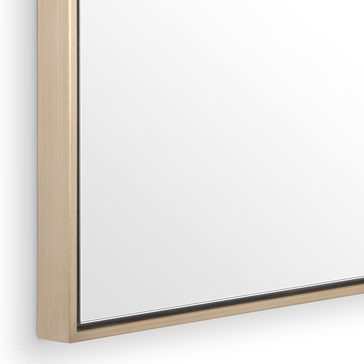 Brushed Brass Mirror Redondo